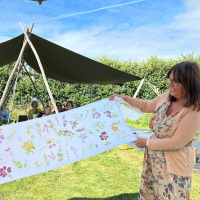 Fabric Printing with Plants & Flowers Workshop - Image 4